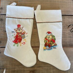 Vintage Wellington Kuddle Critters Stockings